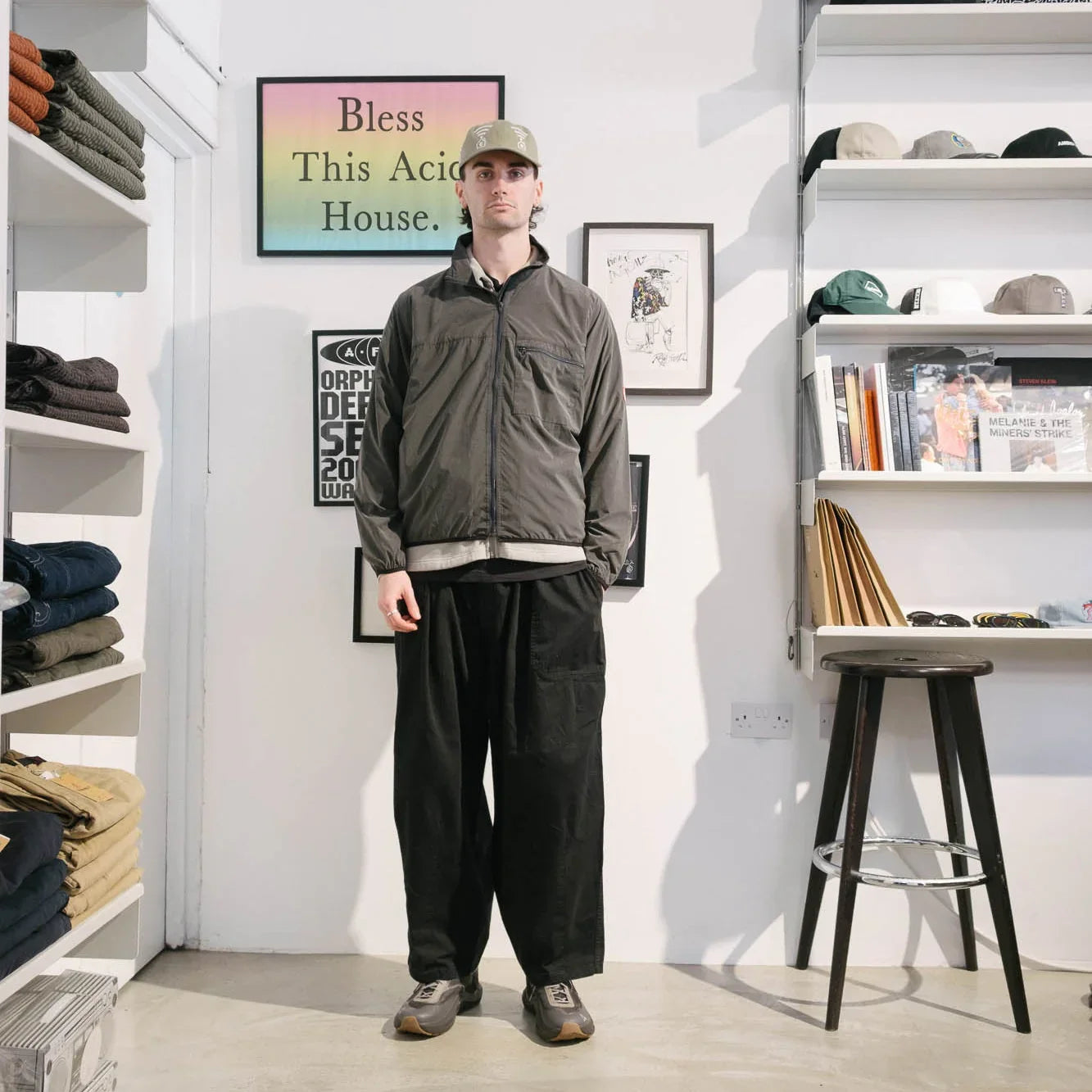 Cav Empt Light Rip Stop Zip Jacket - Charcoal