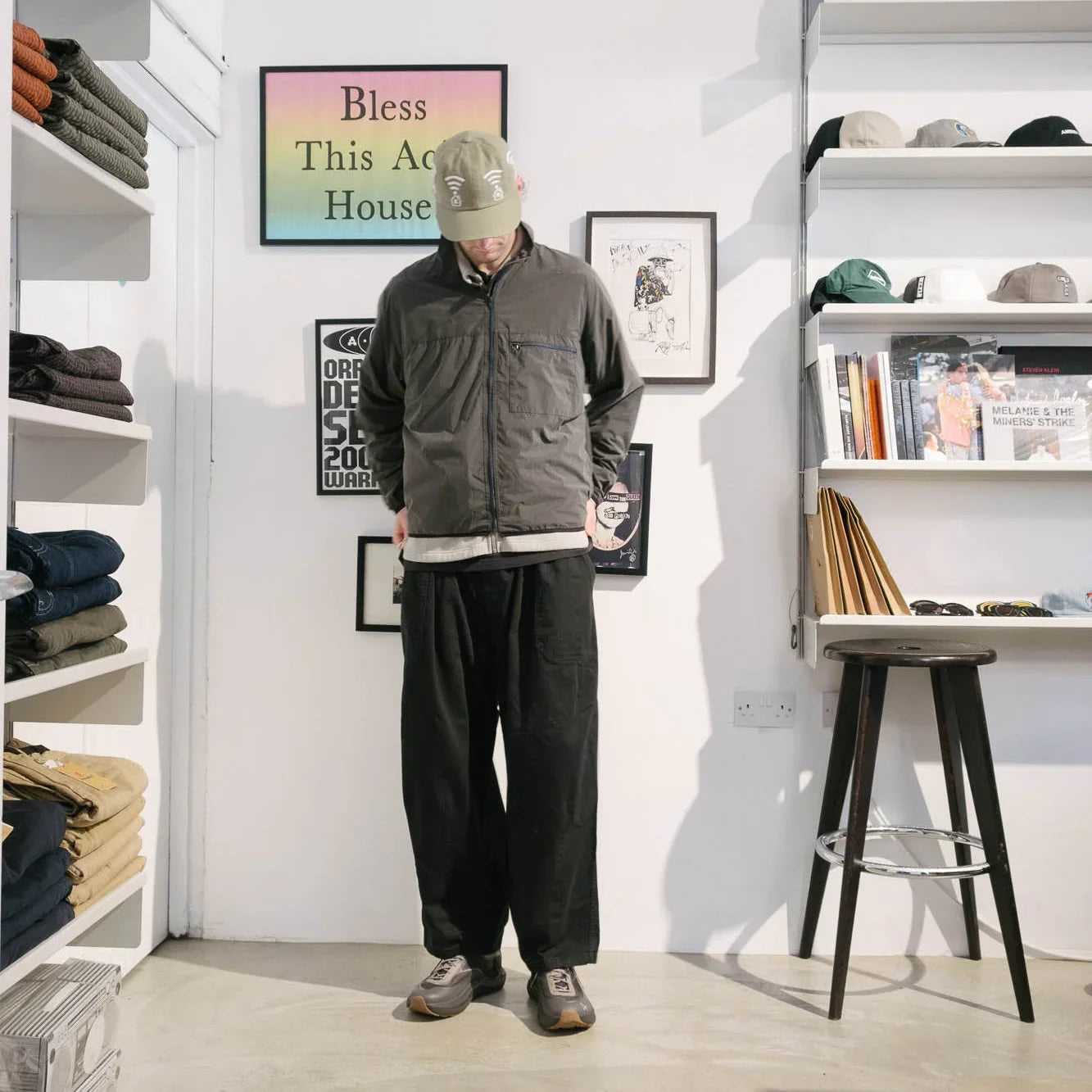 Cav Empt Light Rip Stop Zip Jacket - Charcoal