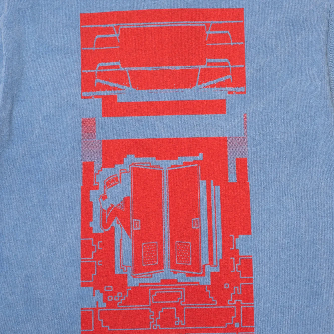 Cav Empt Overdye MD SiteSeer T-Shirt - Blue