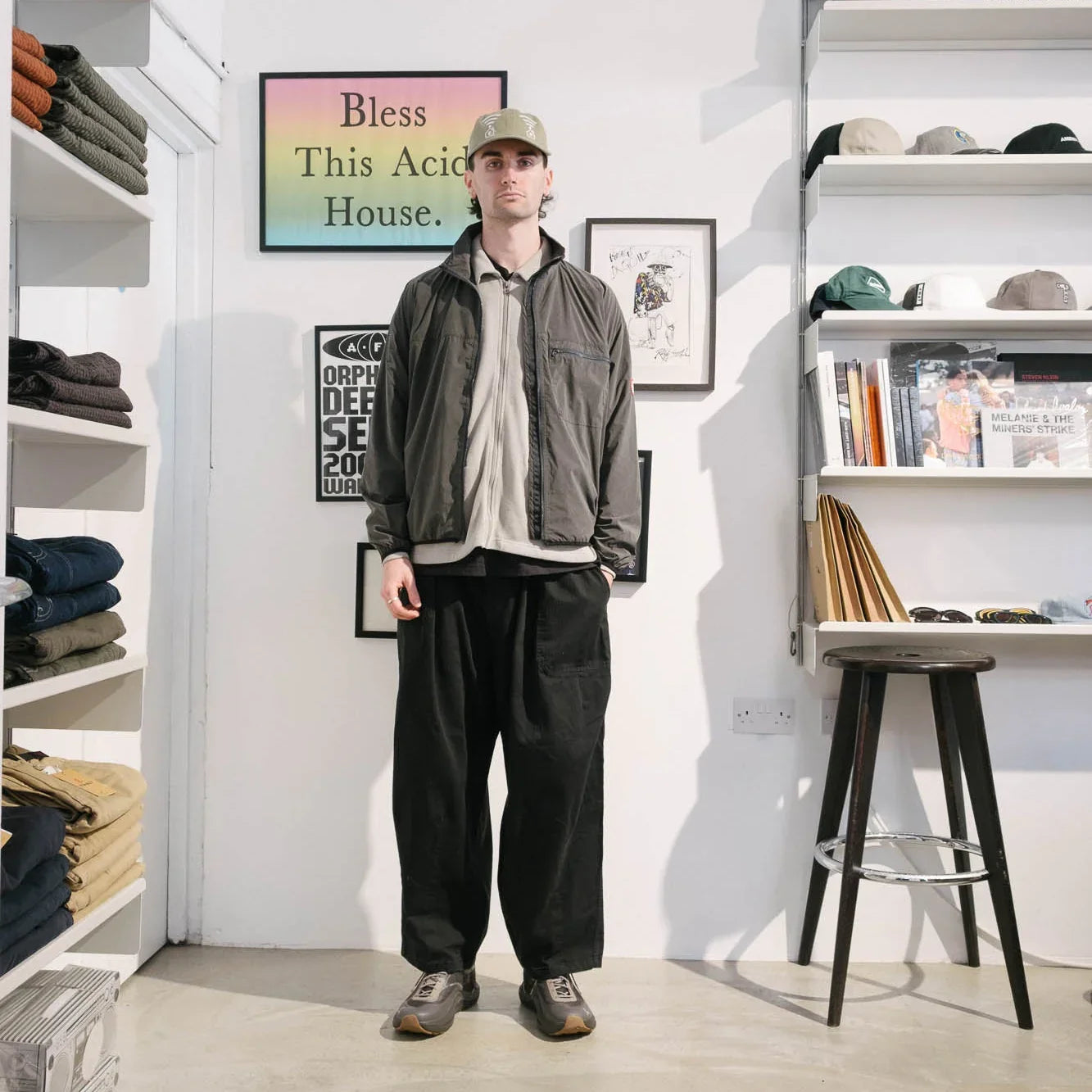 Cav Empt Light Rip Stop Zip Jacket - Charcoal