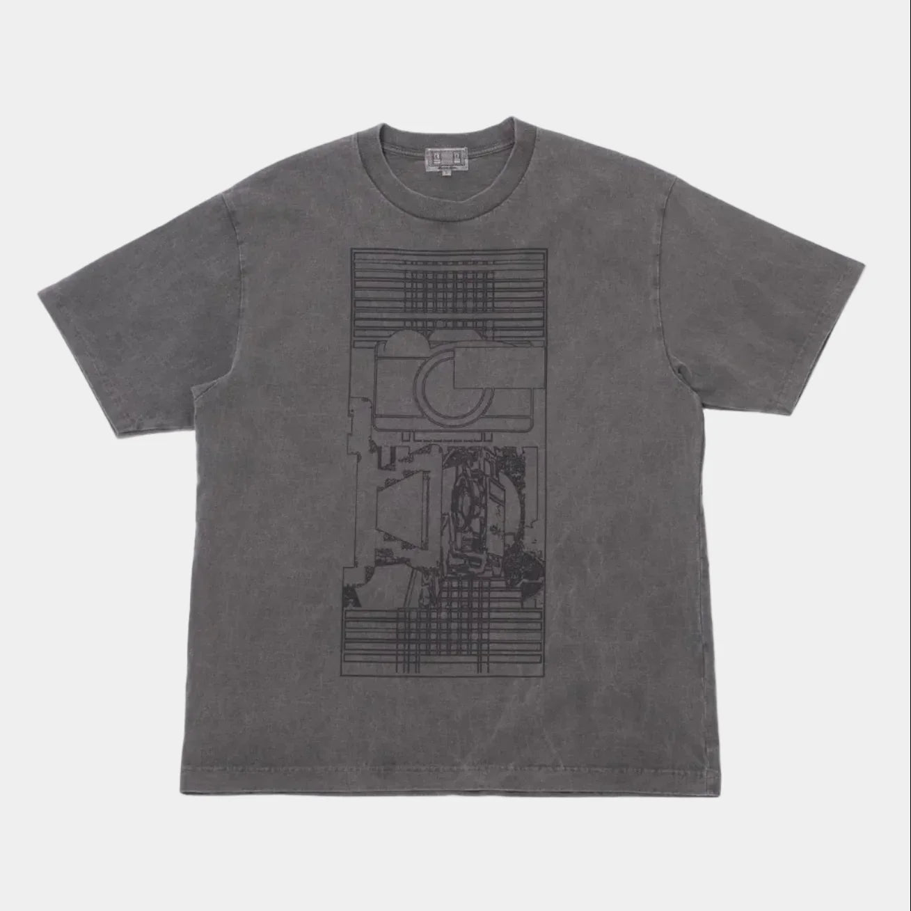 Cav Empt Overdye MD The Camera T-Shirt - Charcoal
