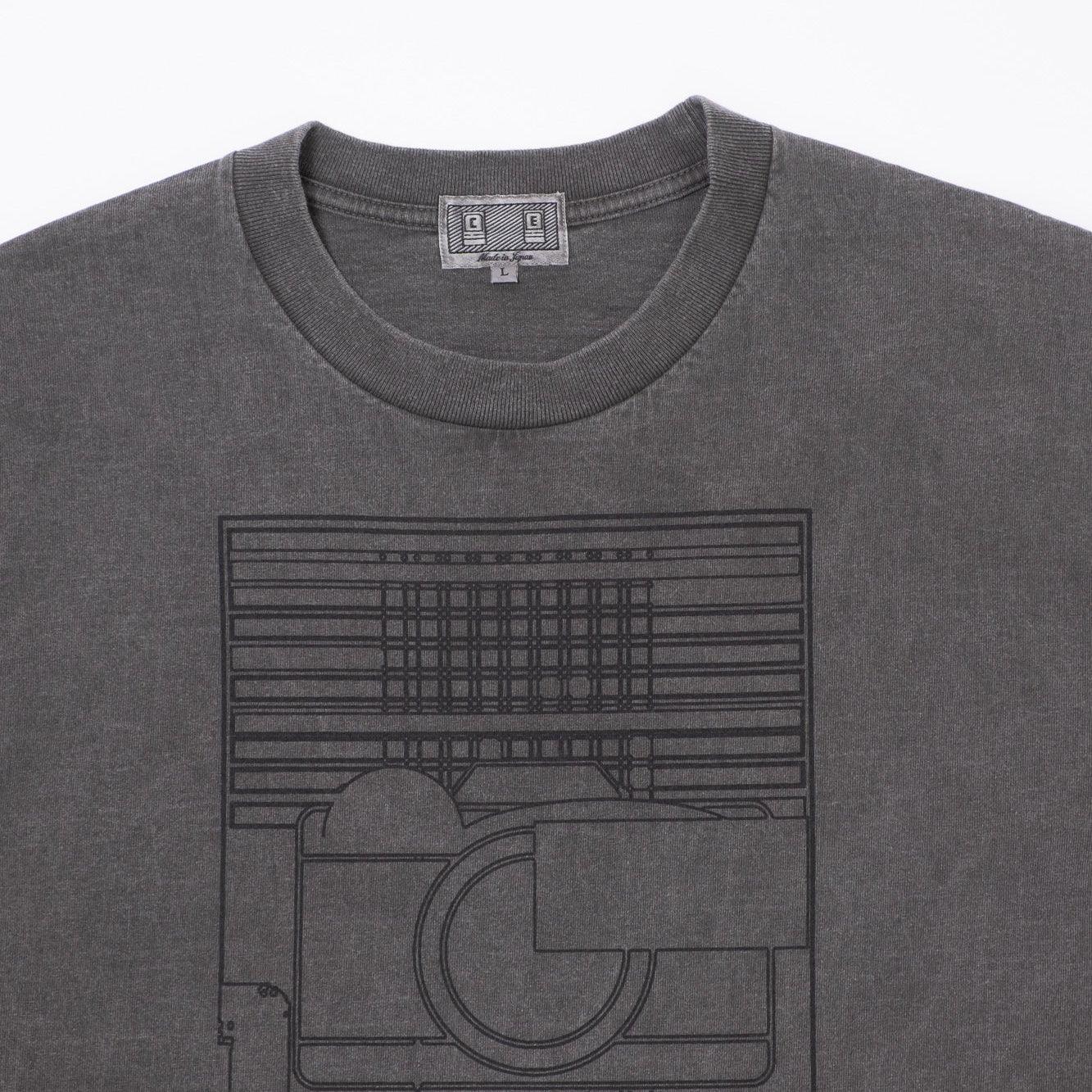 Cav Empt Overdye MD The Camera T-Shirt - Charcoal