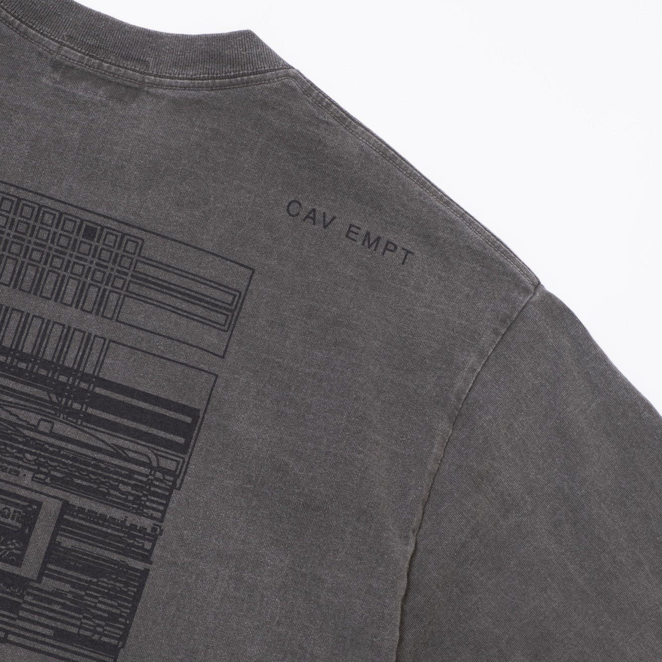 Cav Empt Overdye MD The Camera T-Shirt - Charcoal