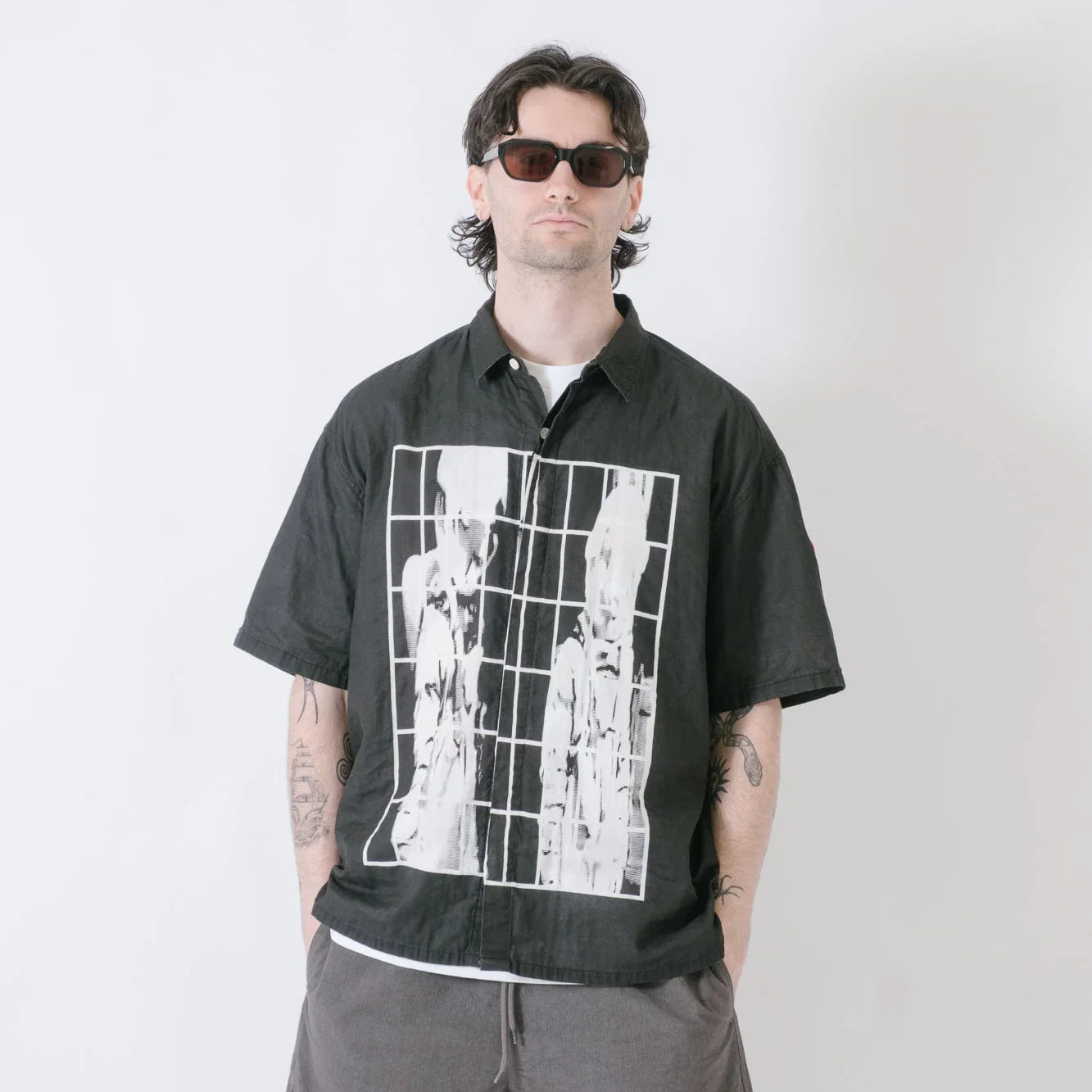 Cav Empt MD Guy Short Sleeve Shirt - Black