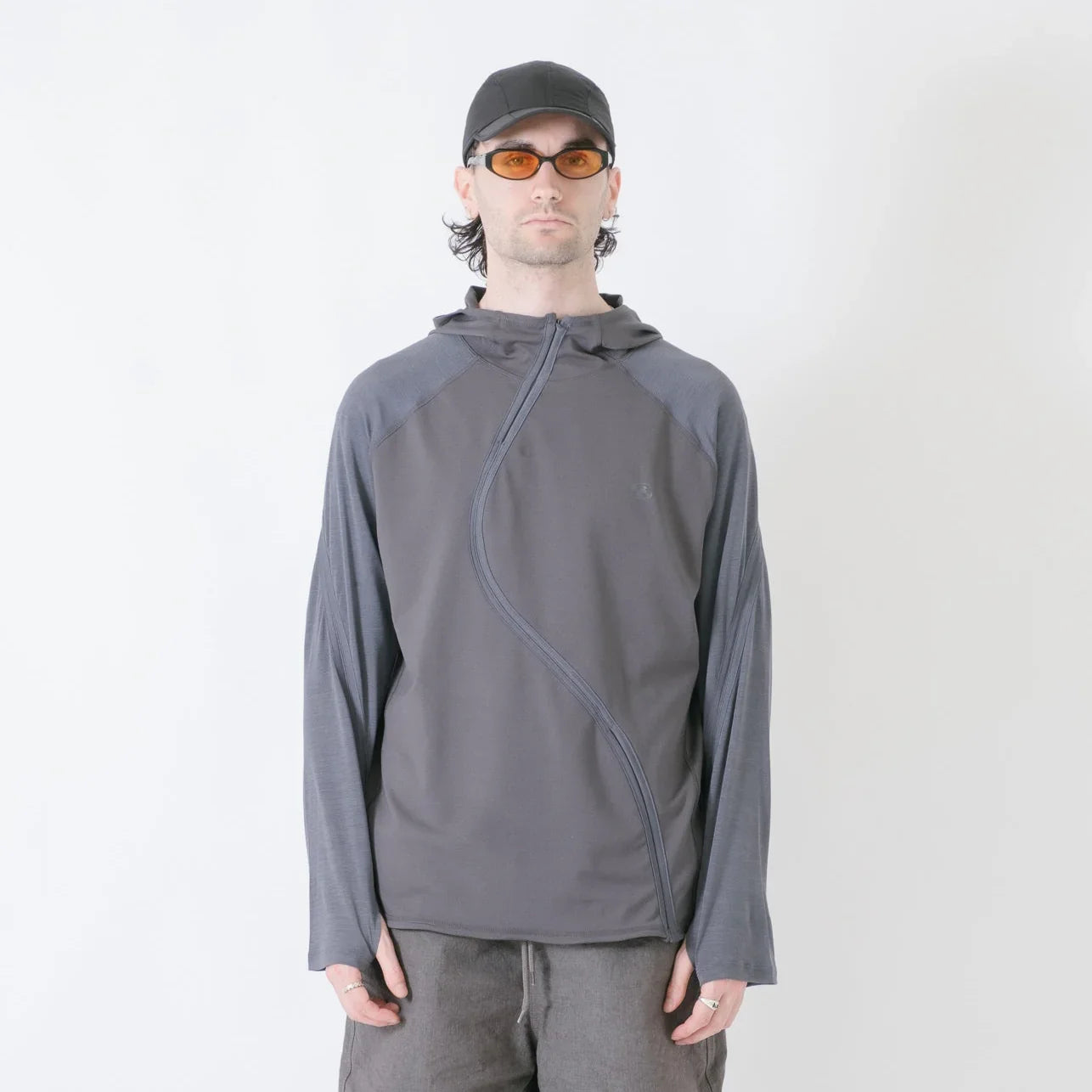 San San Gear Wave Long Sleeve - Blue Charcoal