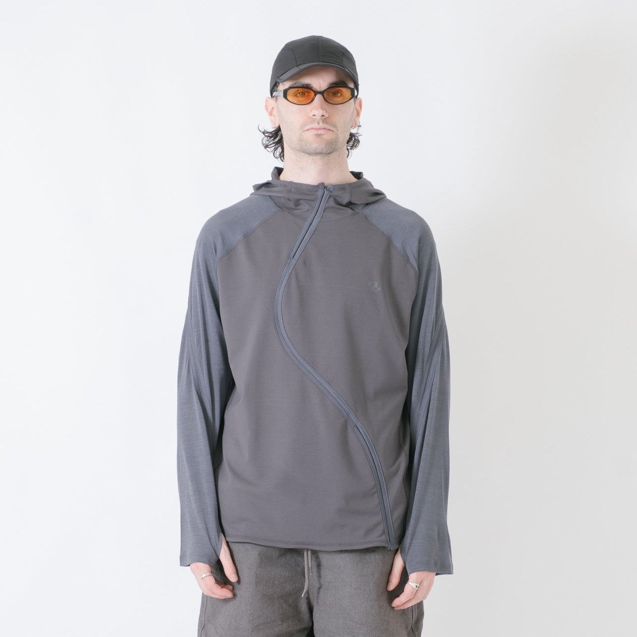 San San Gear Wave Long Sleeve - Blue Charcoal