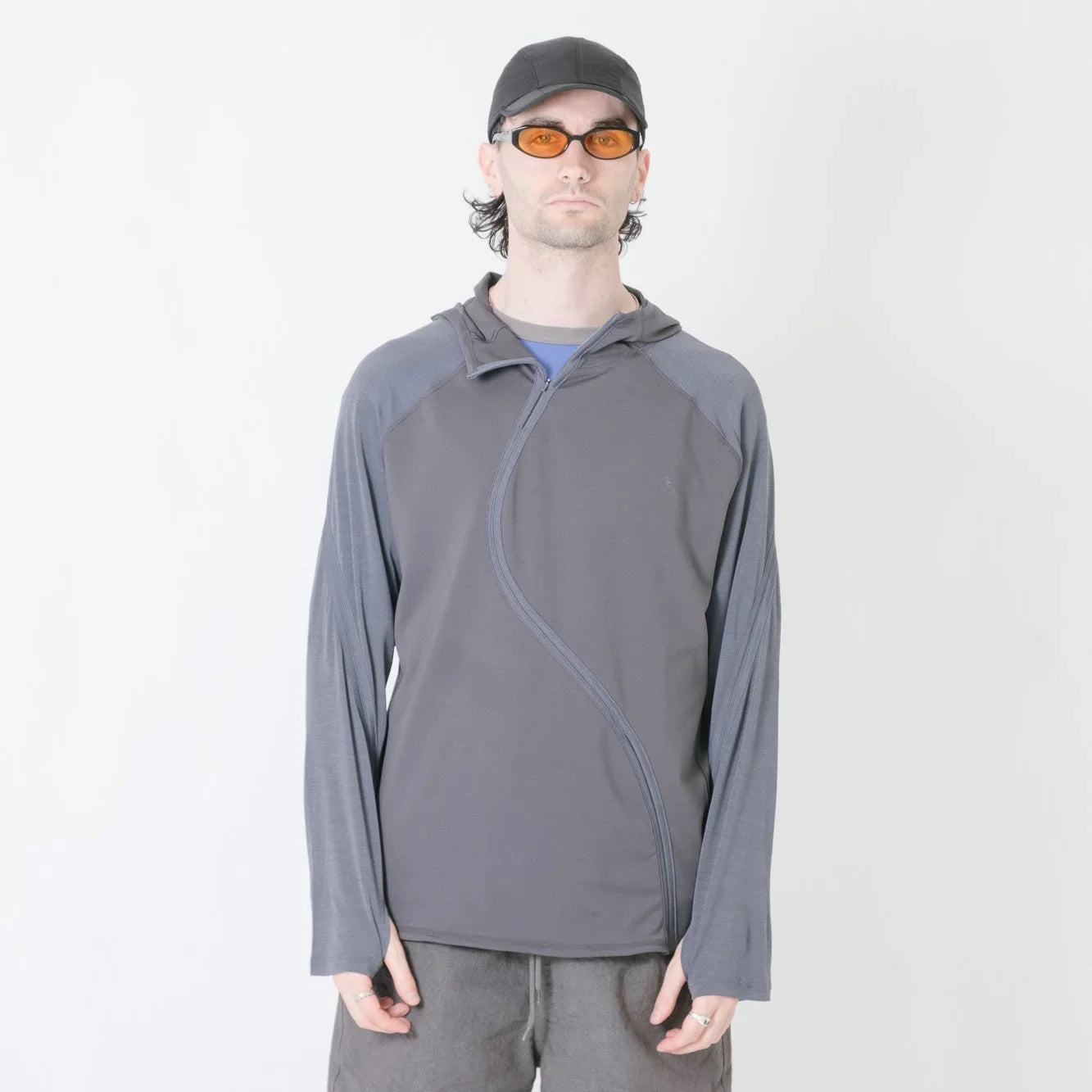 San San Gear Wave Long Sleeve - Blue Charcoal