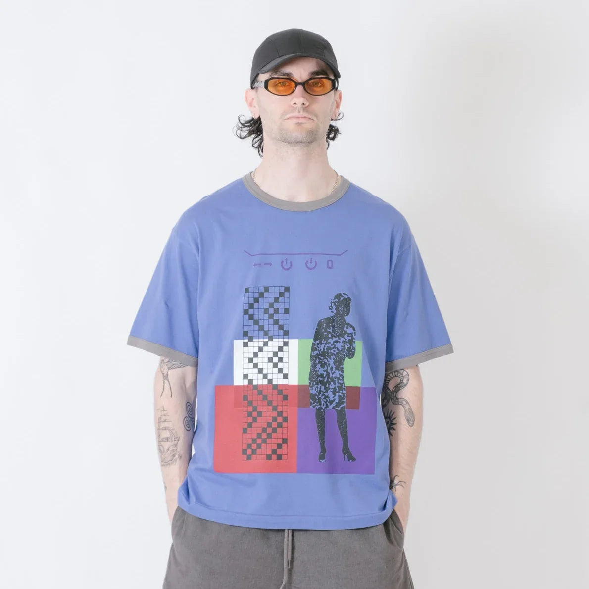 Cav Empt SUBSUMPTION Ringer T-Shirt - Purple