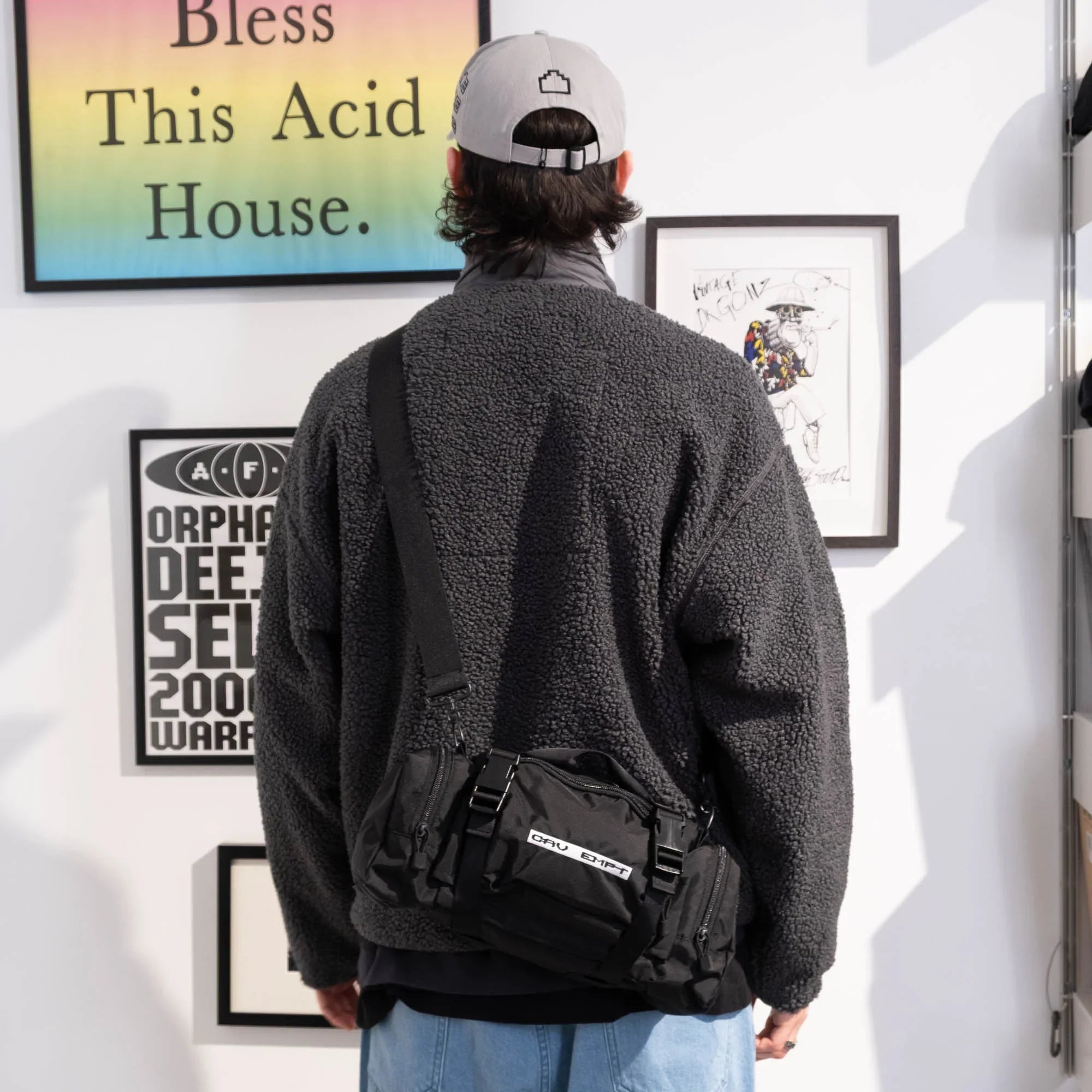 Cav Empt Small Utility Shoulder Bag - Black