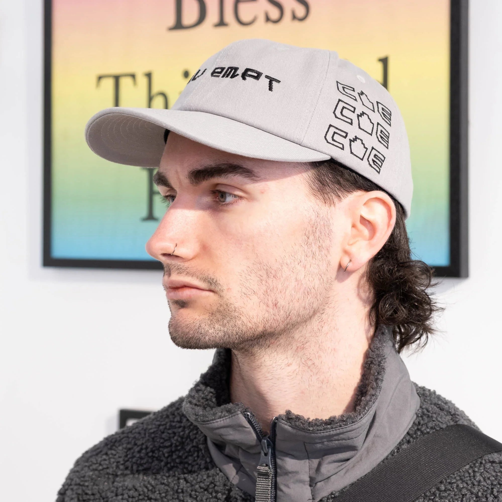 Cav Empt Pixelate Cap - Grey