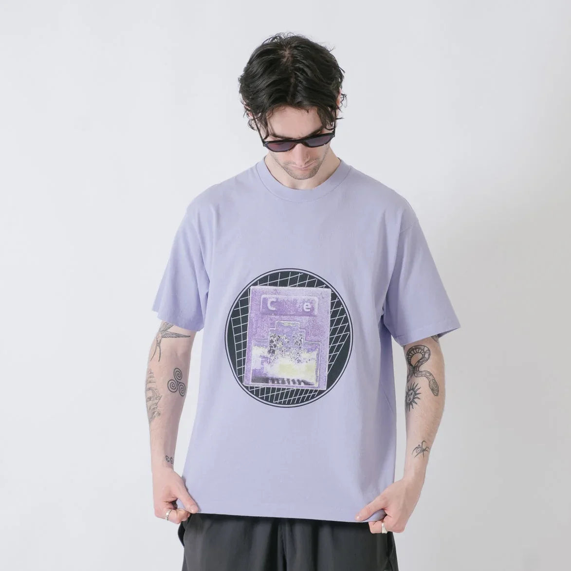 Cav Empt AS EtherType T-Shirt - Purple
