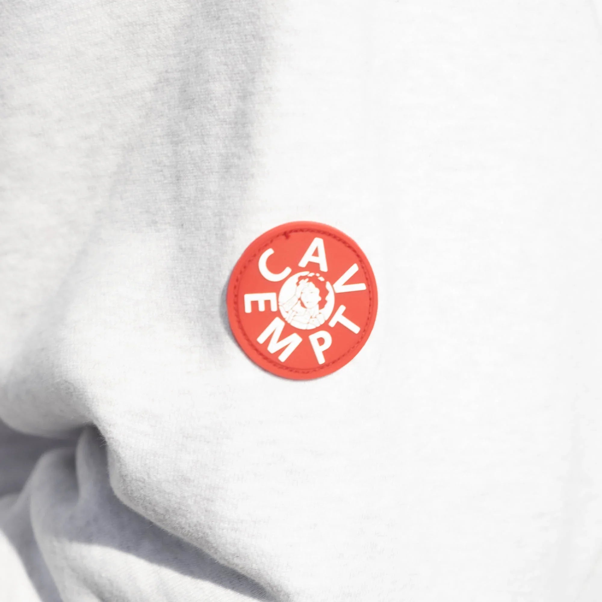 Cav Empt Soild Loose Zip Hoody - Grey