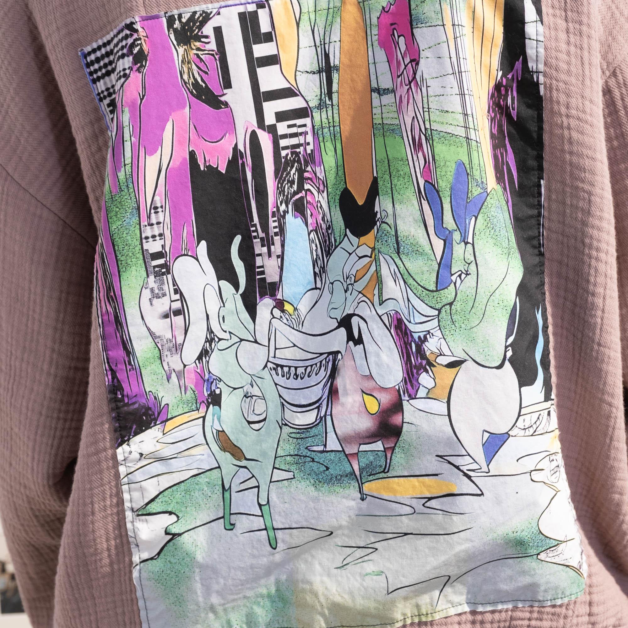 Cav Empt CRV Gauze Crew Neck Sweater - Purple