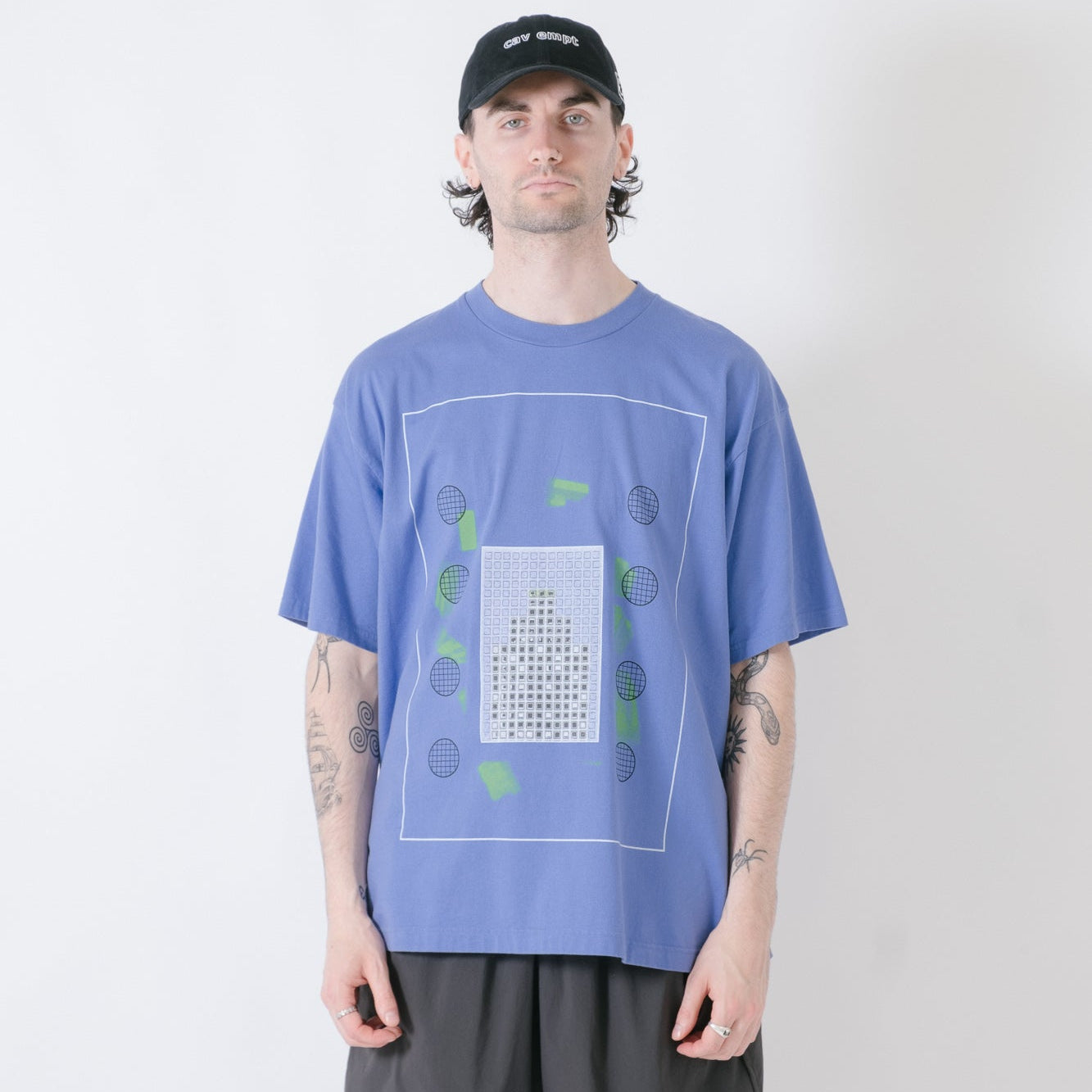 Cav Empt AS Dome Big T-Shirt - Purple