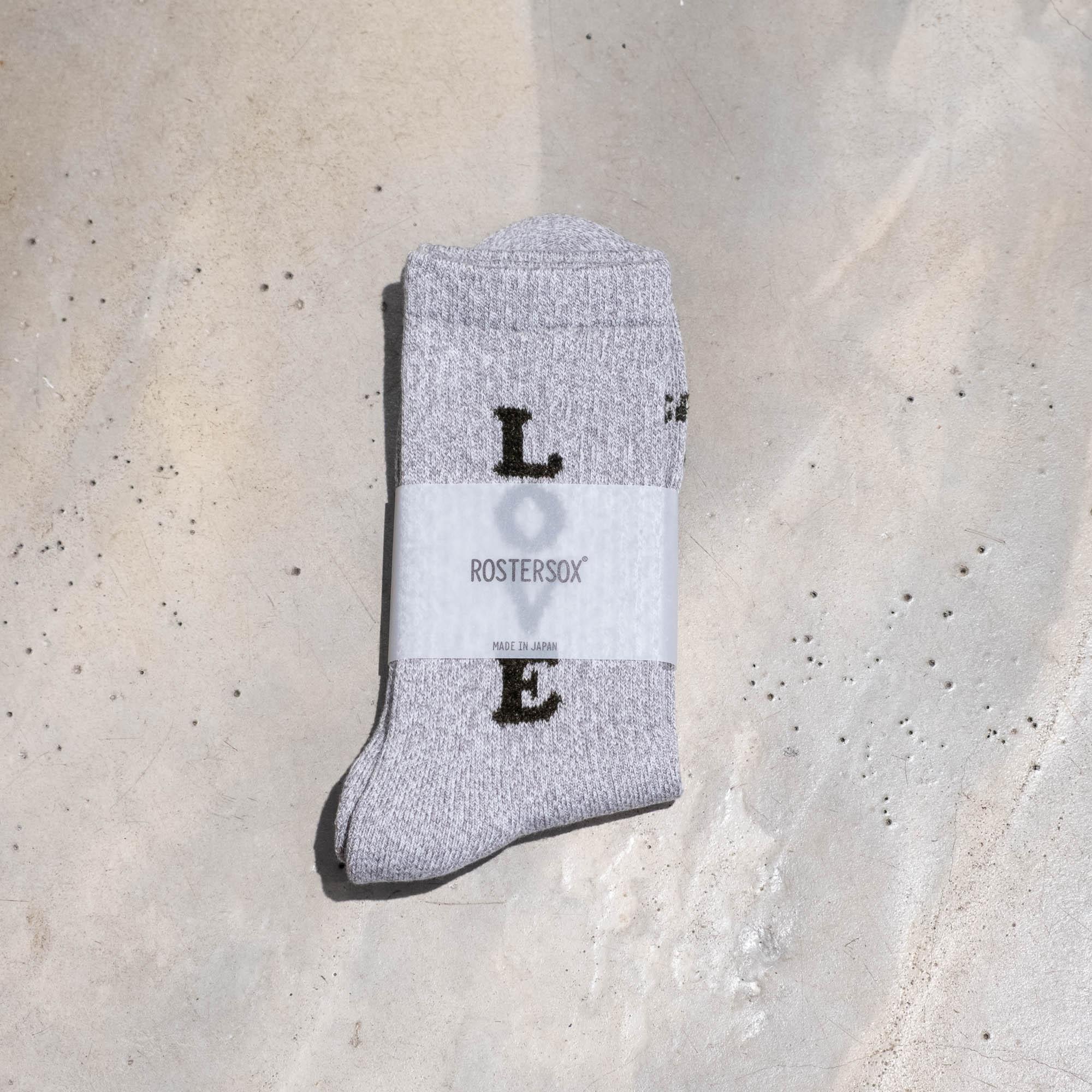 Rostersox Love Socks - Grey