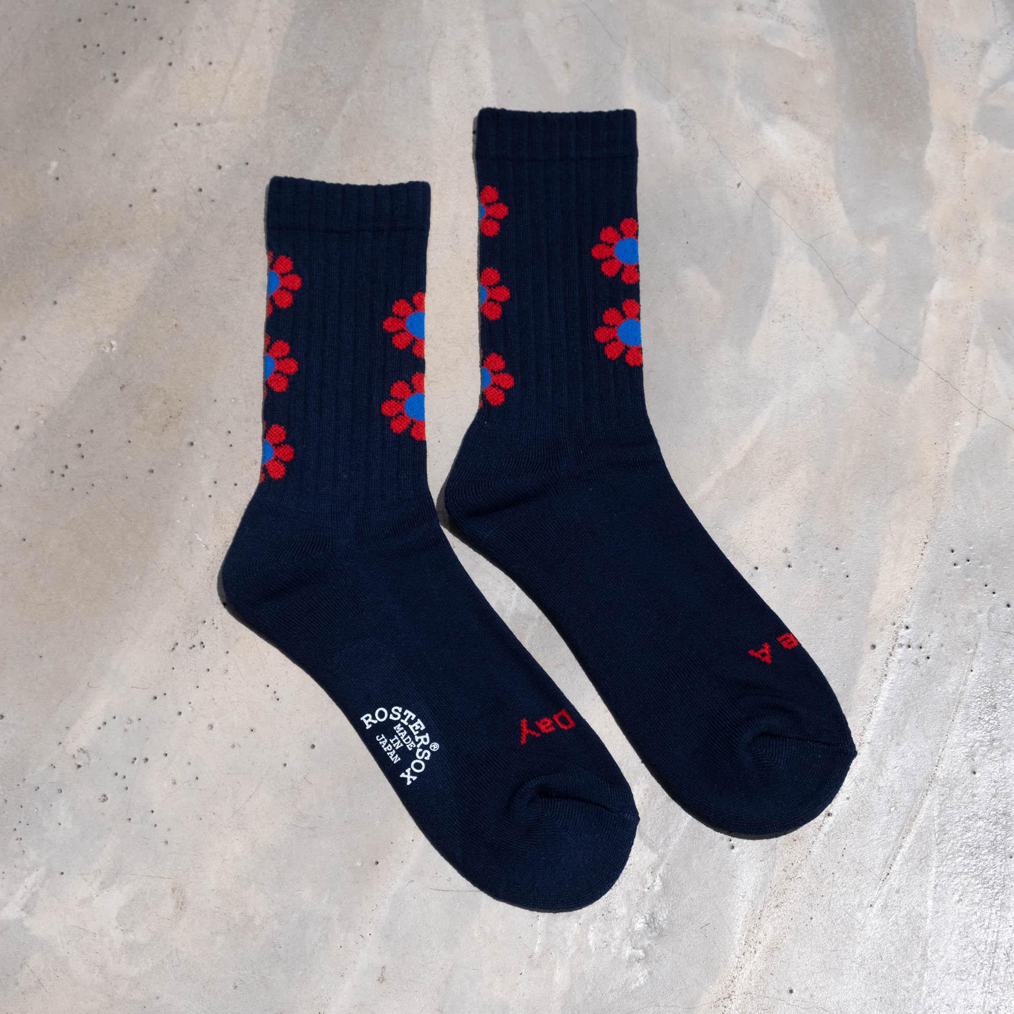Rostersox Peace Socks - Navy