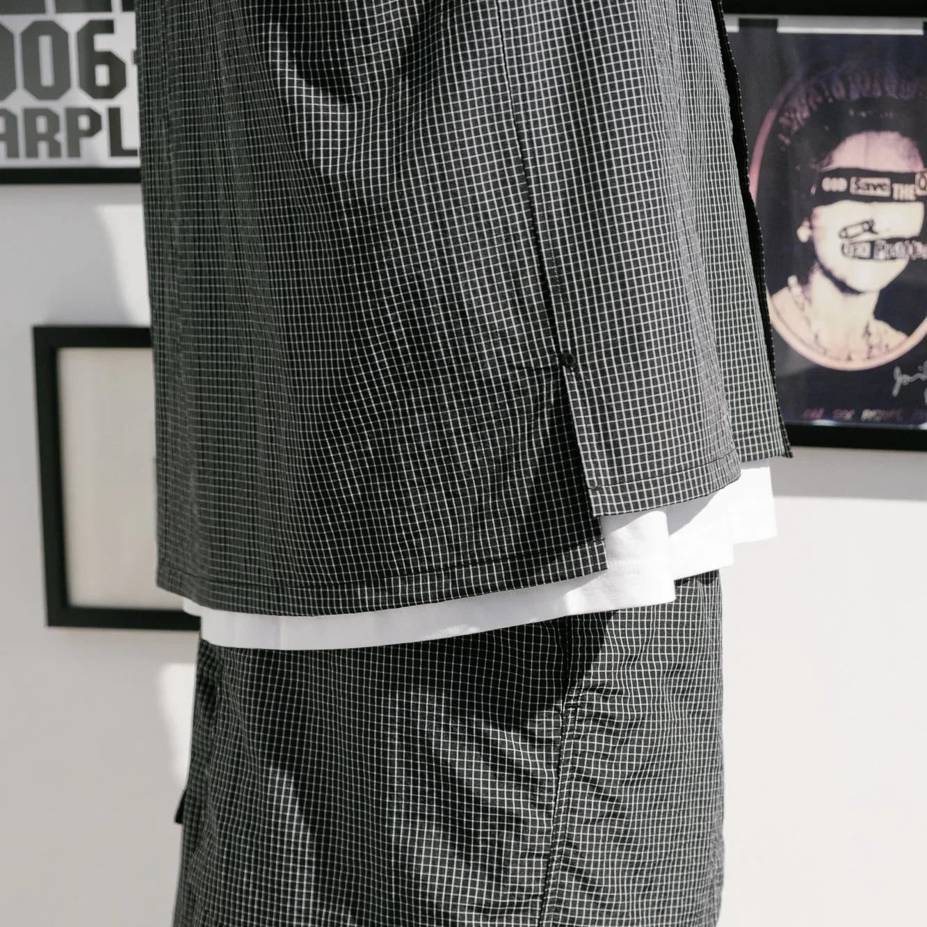 CMF Comfy Outdoor Garment GW Mod Shirt - Grid Black