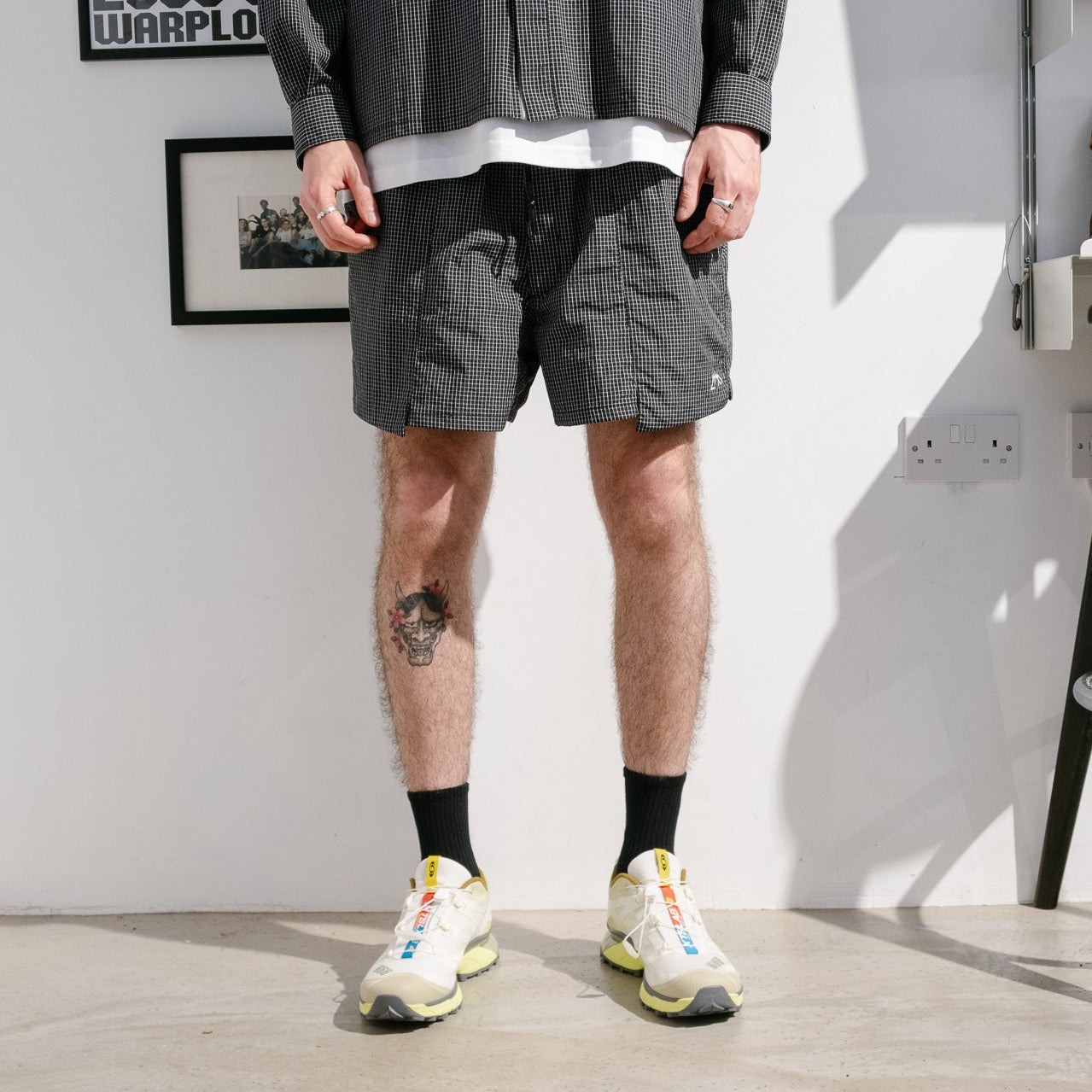 CMF Comfy Outdoor Garment Bug Shorts - Grid Black