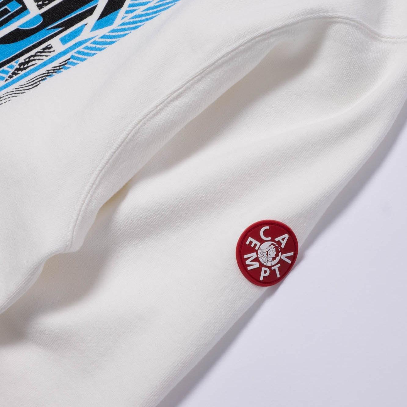 Cav Empt Washed ⋂HAN⋂ Long Sleeve - White - Never Never