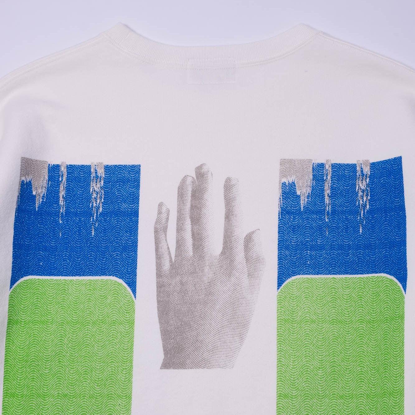 Cav Empt Washed ⋂HAN⋂ Long Sleeve - White - Never Never