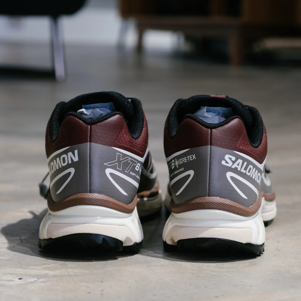 Salomon XT-6 GTX Shoes - Bitter Chocolate/Iron/Vanila