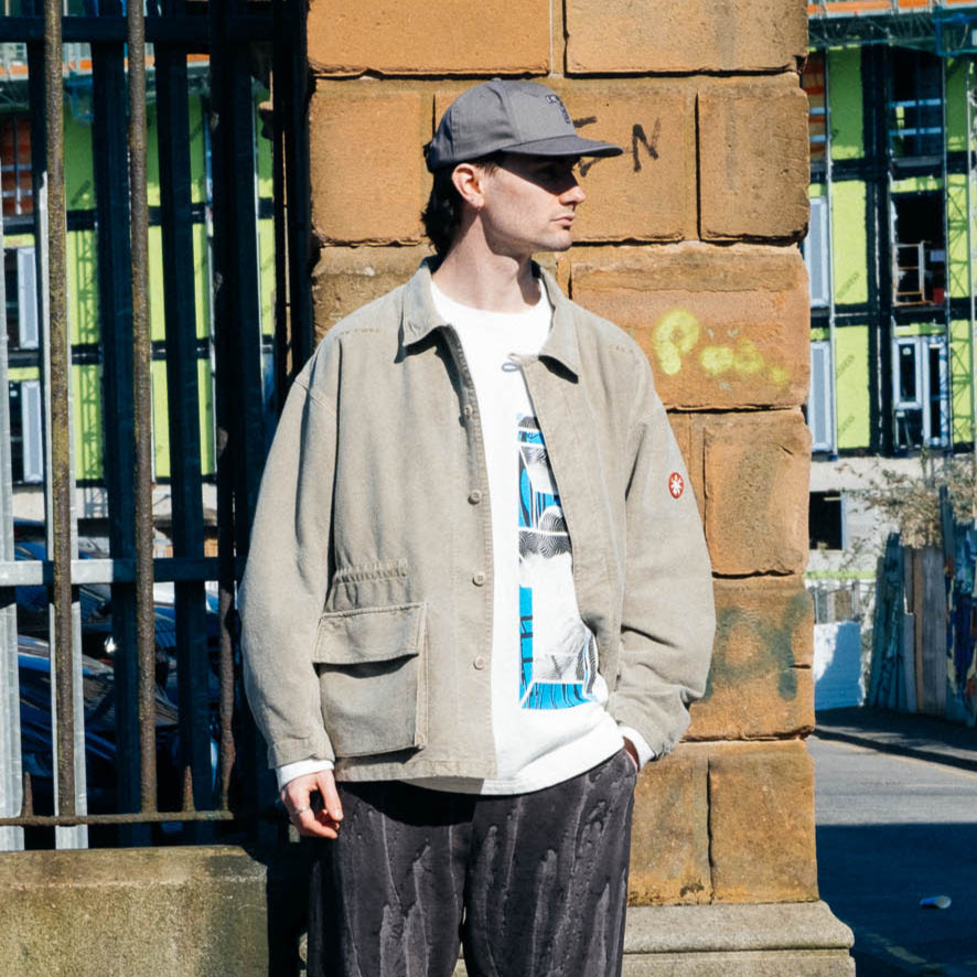 Cav Empt Overdye Cotton Flannel Easy BDU Jacket - Beige