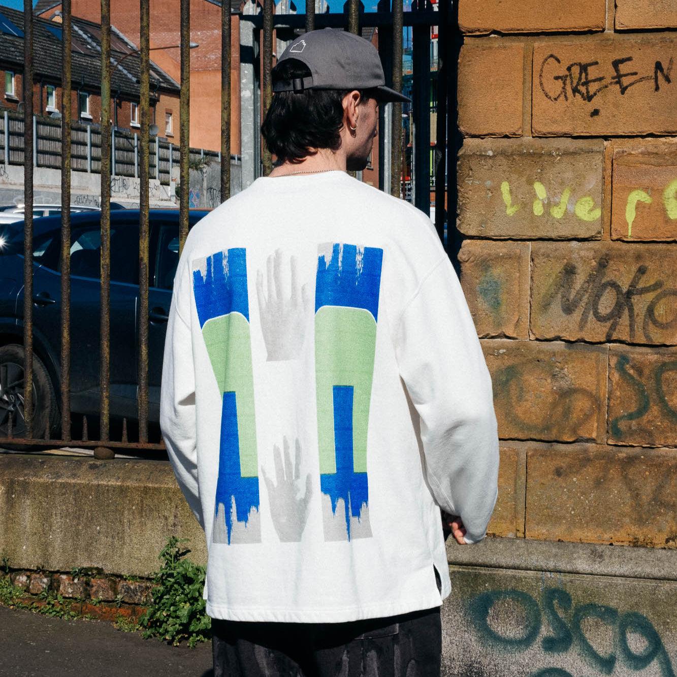 Cav Empt Washed ⋂HAN⋂ Long Sleeve - White - Never Never