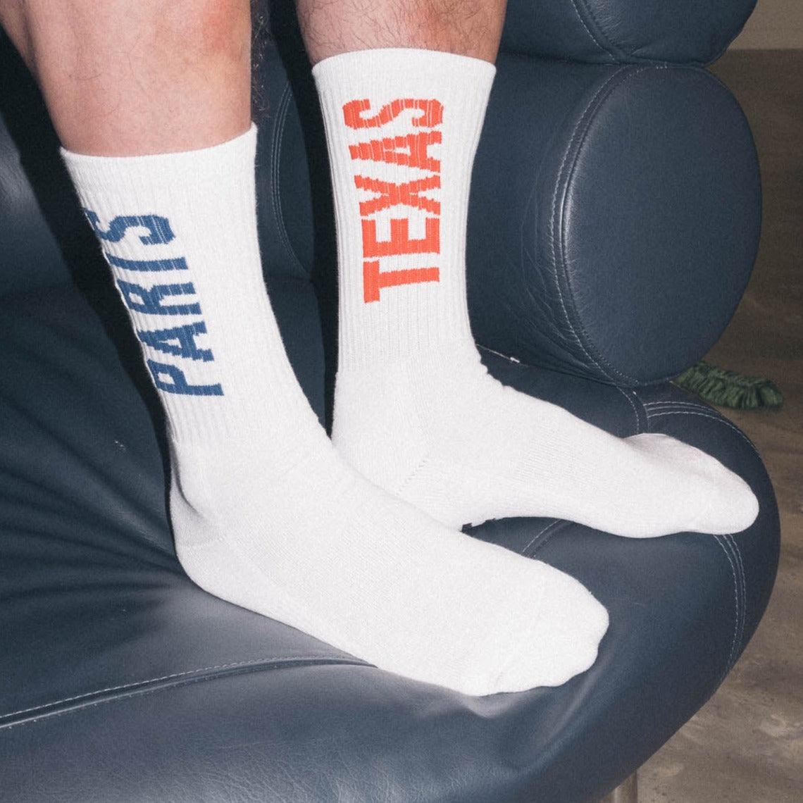 IDEA Paris, Texas Socks - White - Never Never