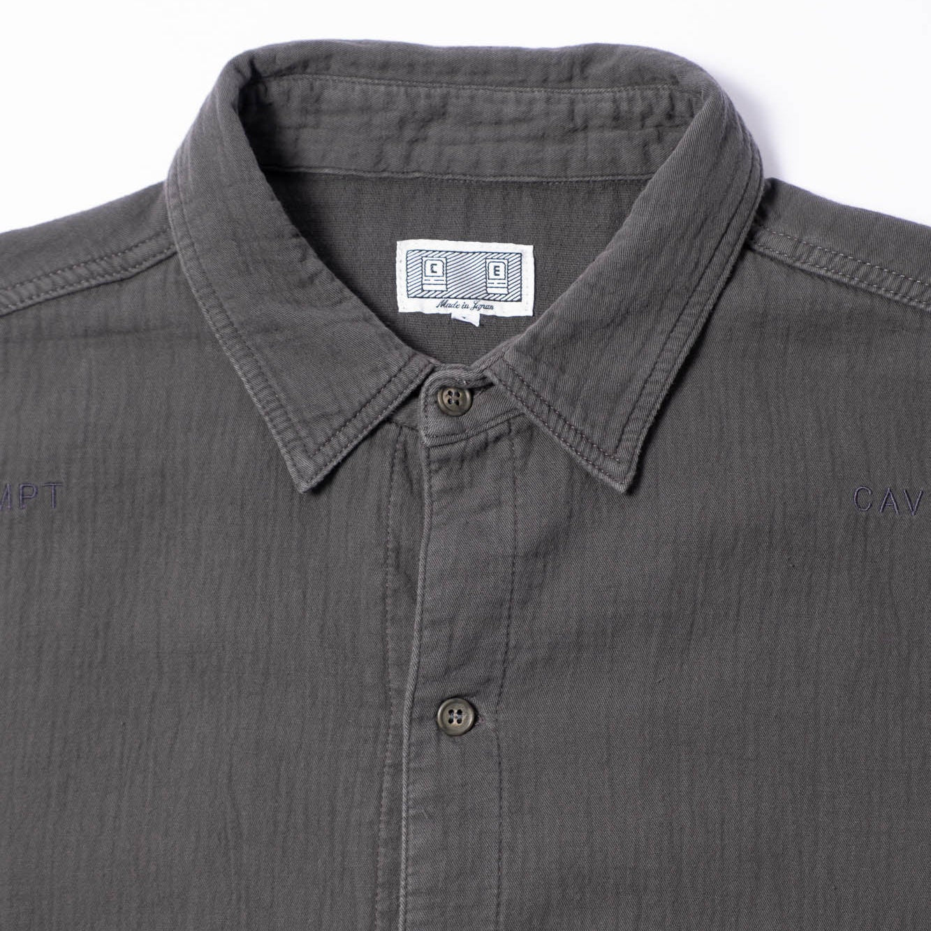 Cav Empt Welt Pockets Big Shirt - Charcoal