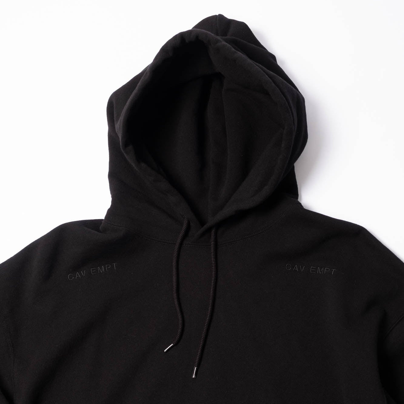 Cav Empt Solid Loose Hoody - Black