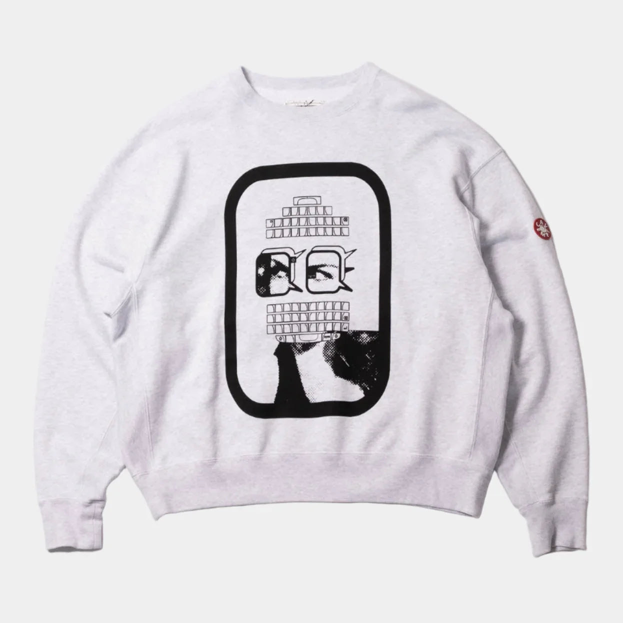 Cav Empt MD 00-38 Crew Neck Sweater - Grey
