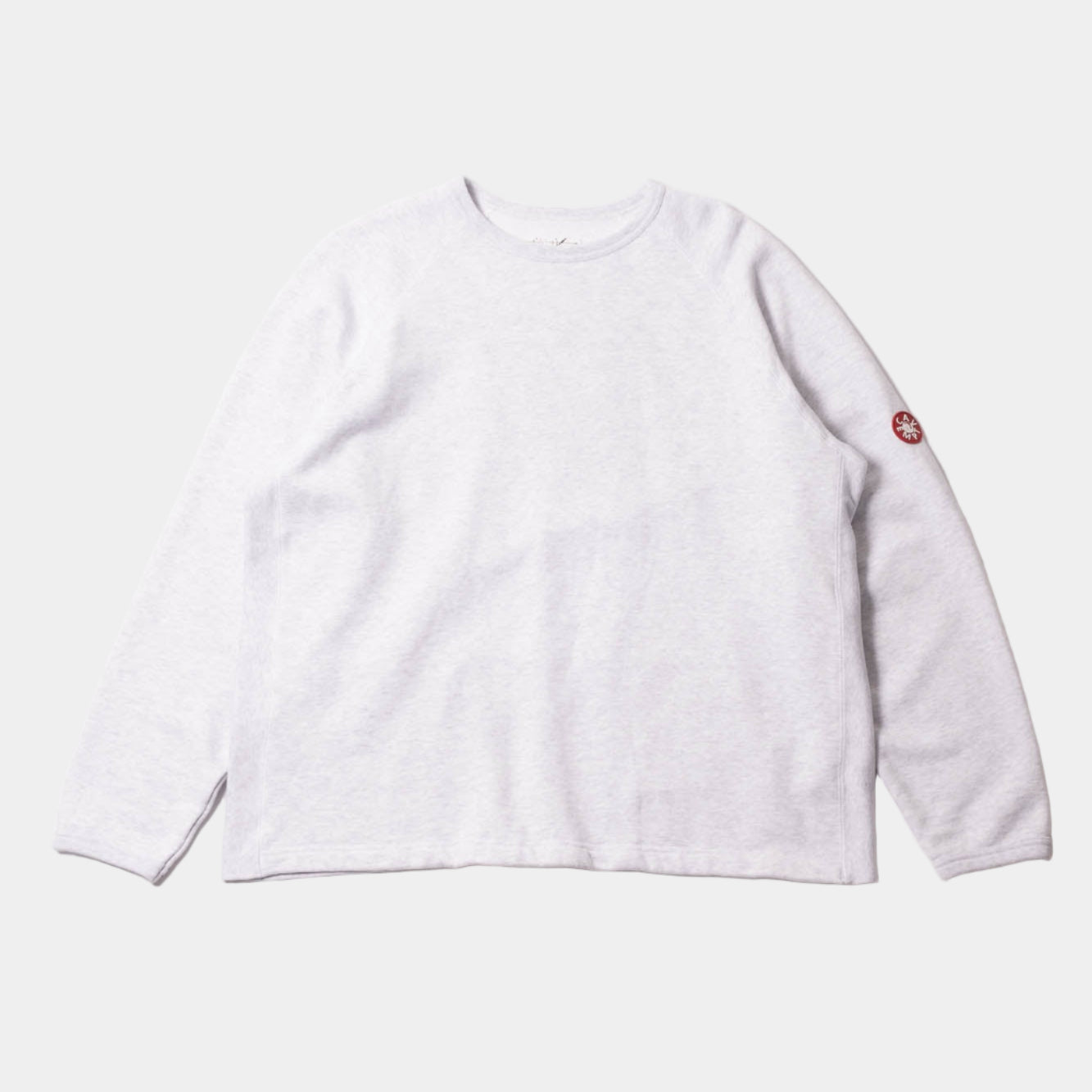 Cav Empt Half Panel Rib Crew Neck - Grey