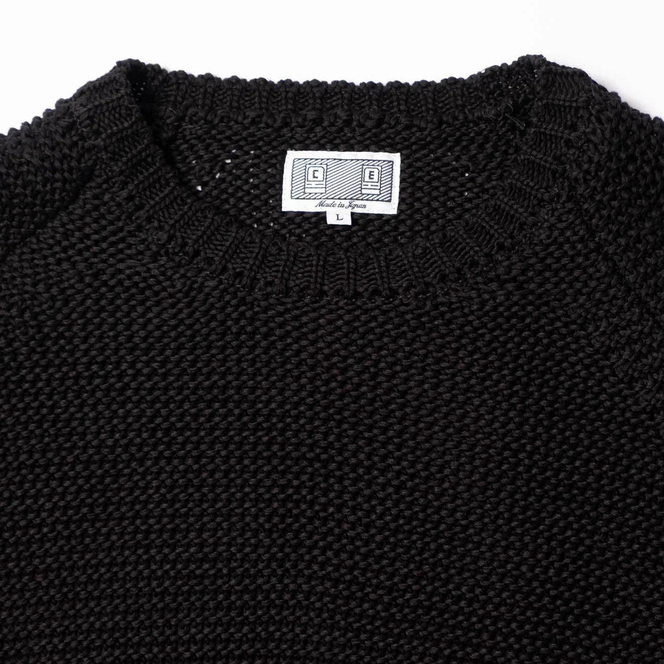 Cav Empt Raglan Cotton Knit Sweater - Black