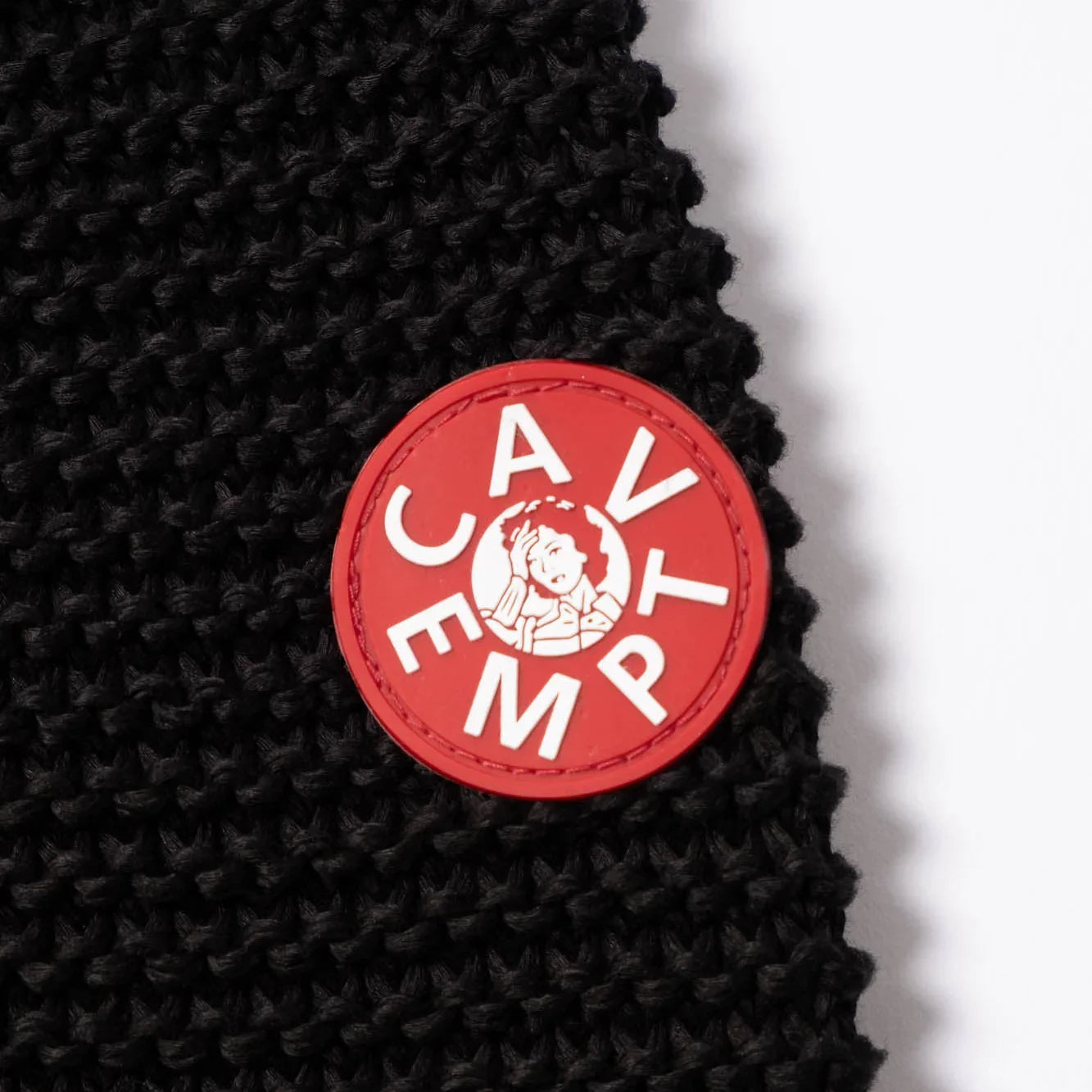 Cav Empt Raglan Cotton Knit Sweater - Black