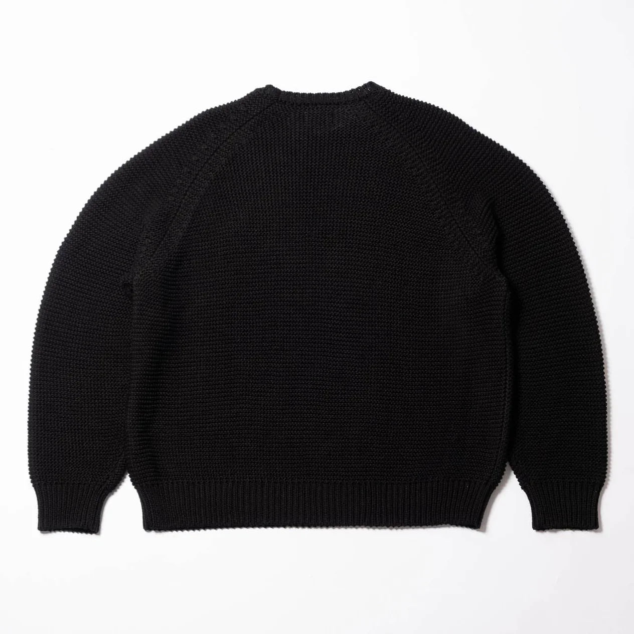 Cav Empt Raglan Cotton Knit Sweater - Black
