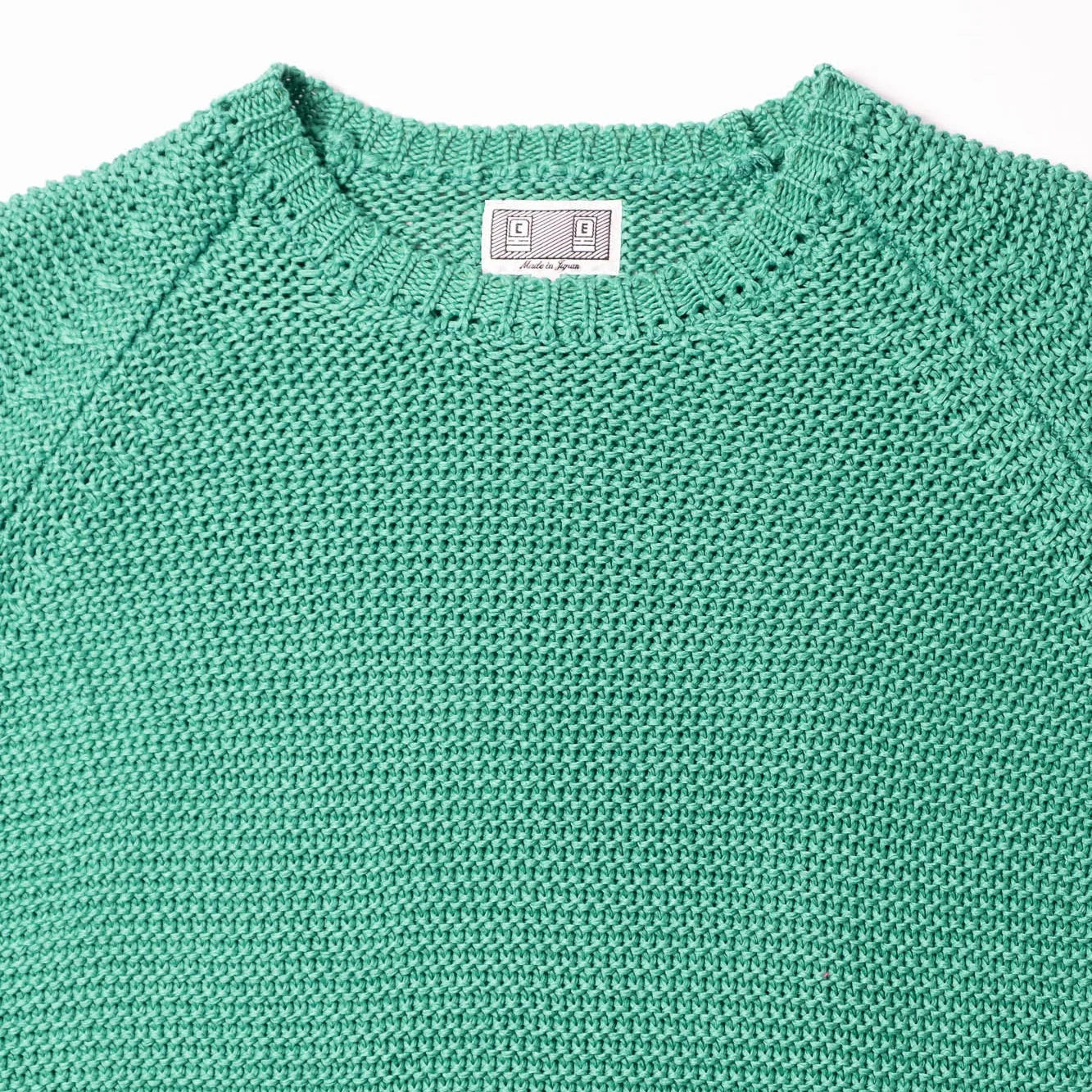 Cav Empt Raglan Cotton Knit Sweater - Green