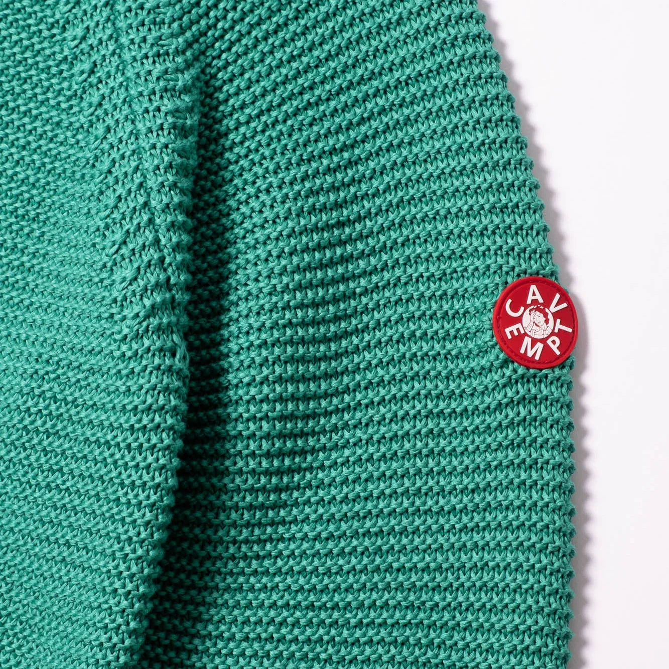 Cav Empt Raglan Cotton Knit Sweater - Green
