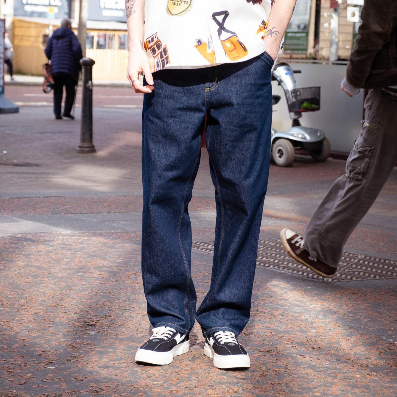 Carhartt WIP Single Knee Pant - Blue Rinsed - Never Never