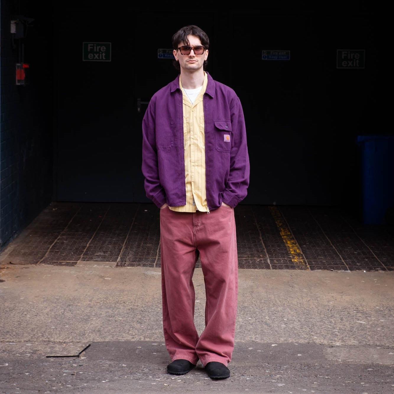 Carhartt WIP Rainer Shirt Jac - Huckleberry Garment Dyed - Never Never