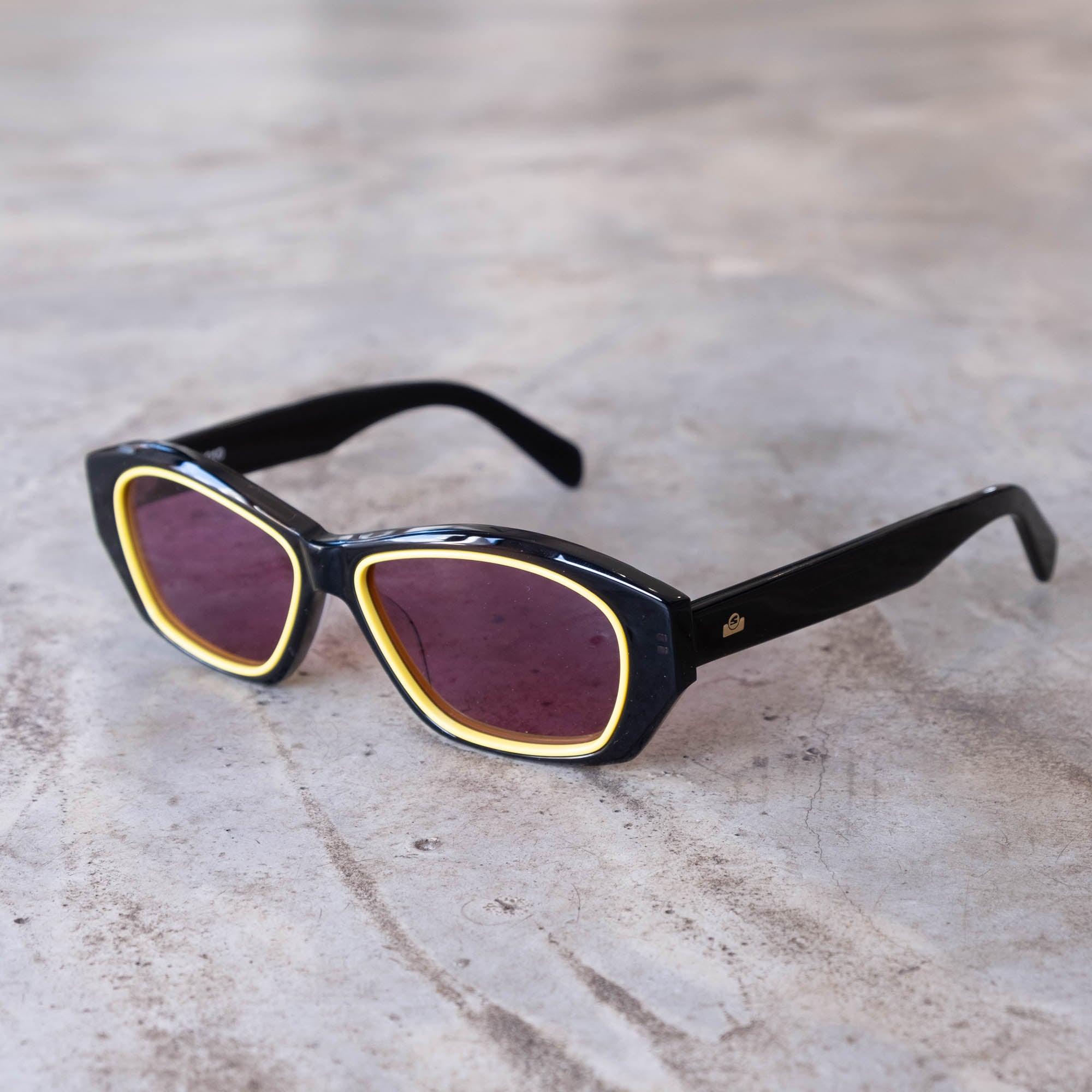 Sub Sun SUB010 Sunglasses - Transparent Black/Purple - Never Never