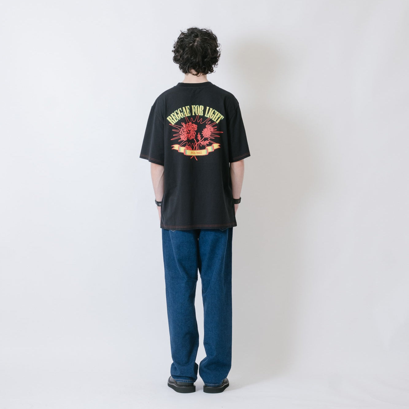 Nicholas Daley Hibiscus T-Shirt - Black