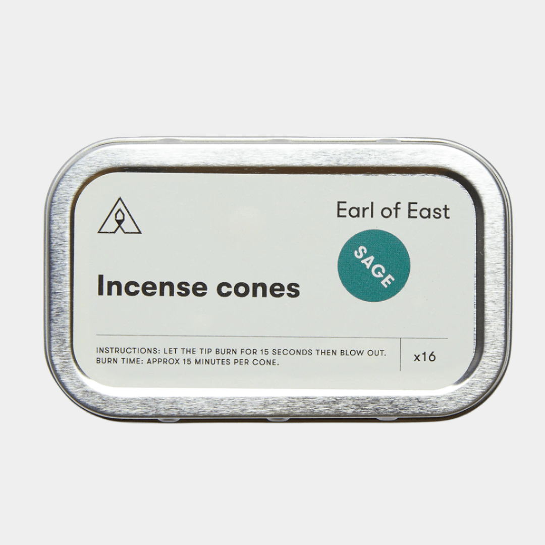 Earl of East Sage Incense Cones 16 Pack - Never Never