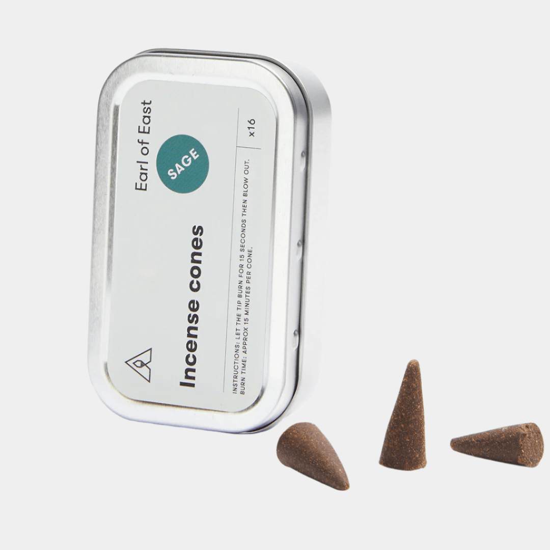 Earl of East Sage Incense Cones 16 Pack - Never Never