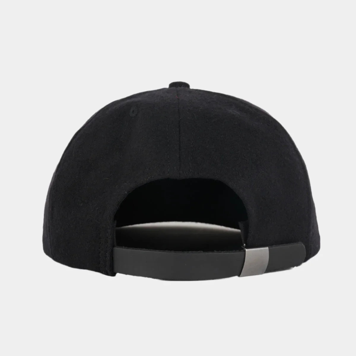 Brain Dead Flannel Logohead 6 Panel Hat - Black