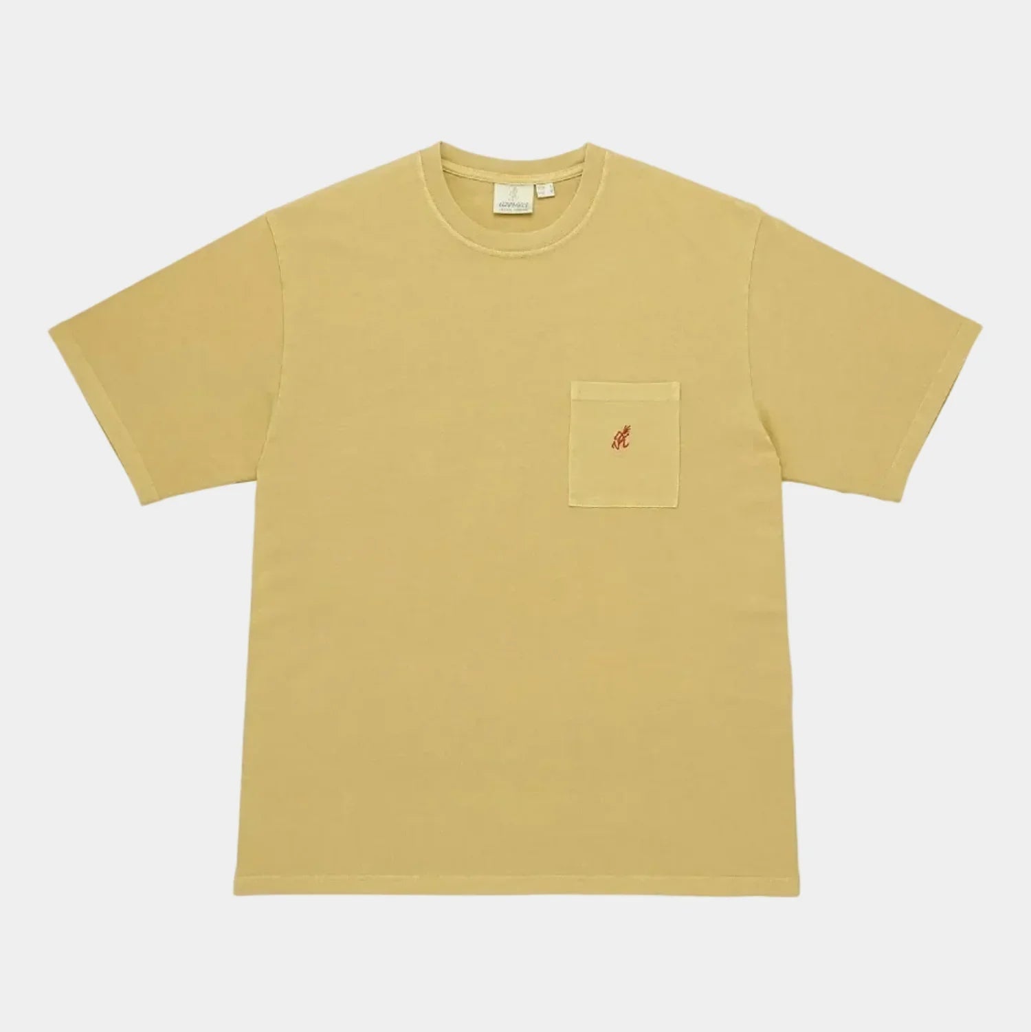 Gramicci One Point Tee - Sulphur Pigment - Never Never