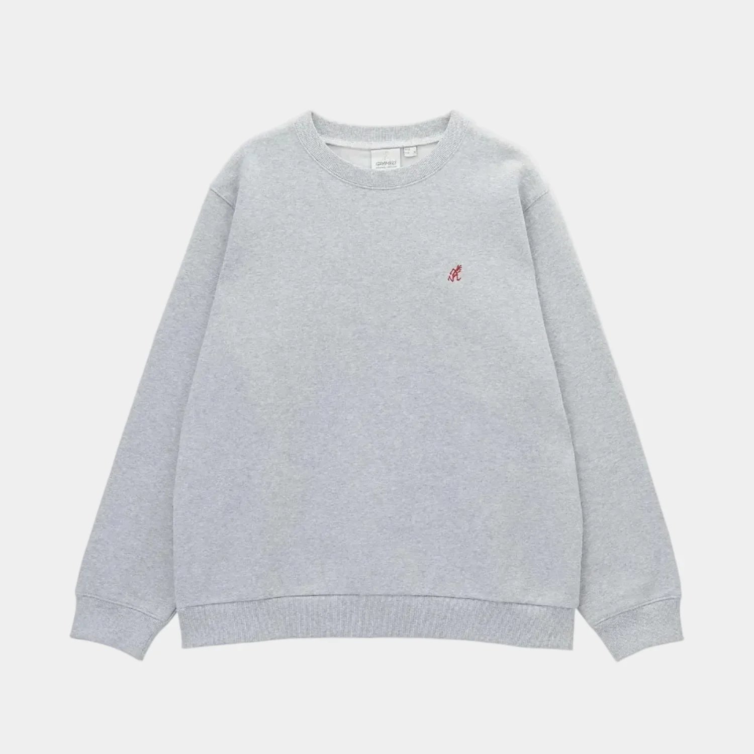 Gramicci One Point Crew Sweatshirt - Heather Grey - Never Never