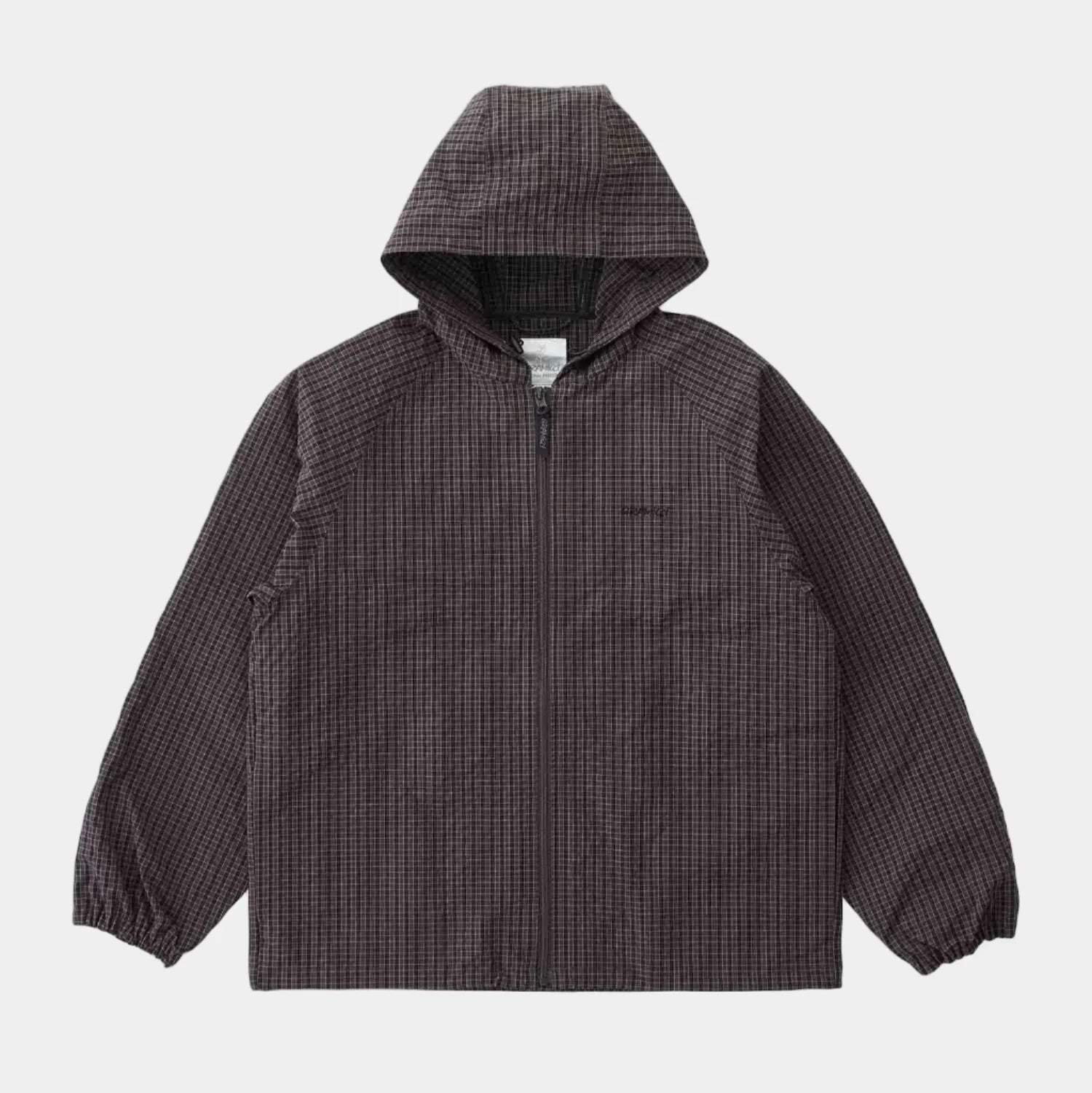 Gramicci Northside Plaid Hooded Jacket - Deep Brown