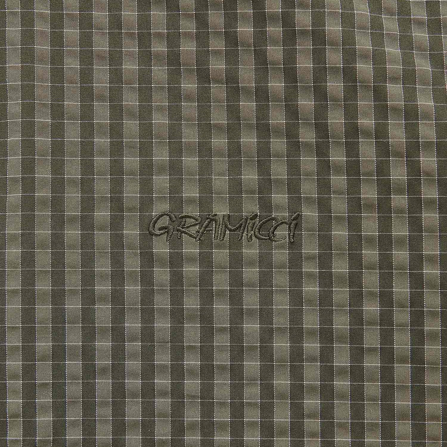 Gramicci Northside Plaid Hooded Jacket - Olive