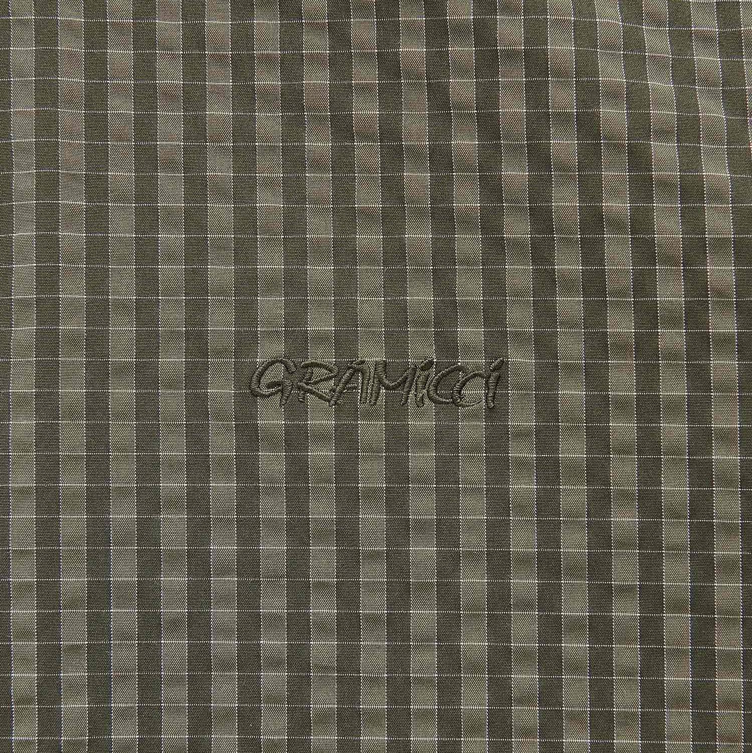Gramicci Northside Plaid Hooded Jacket - Olive