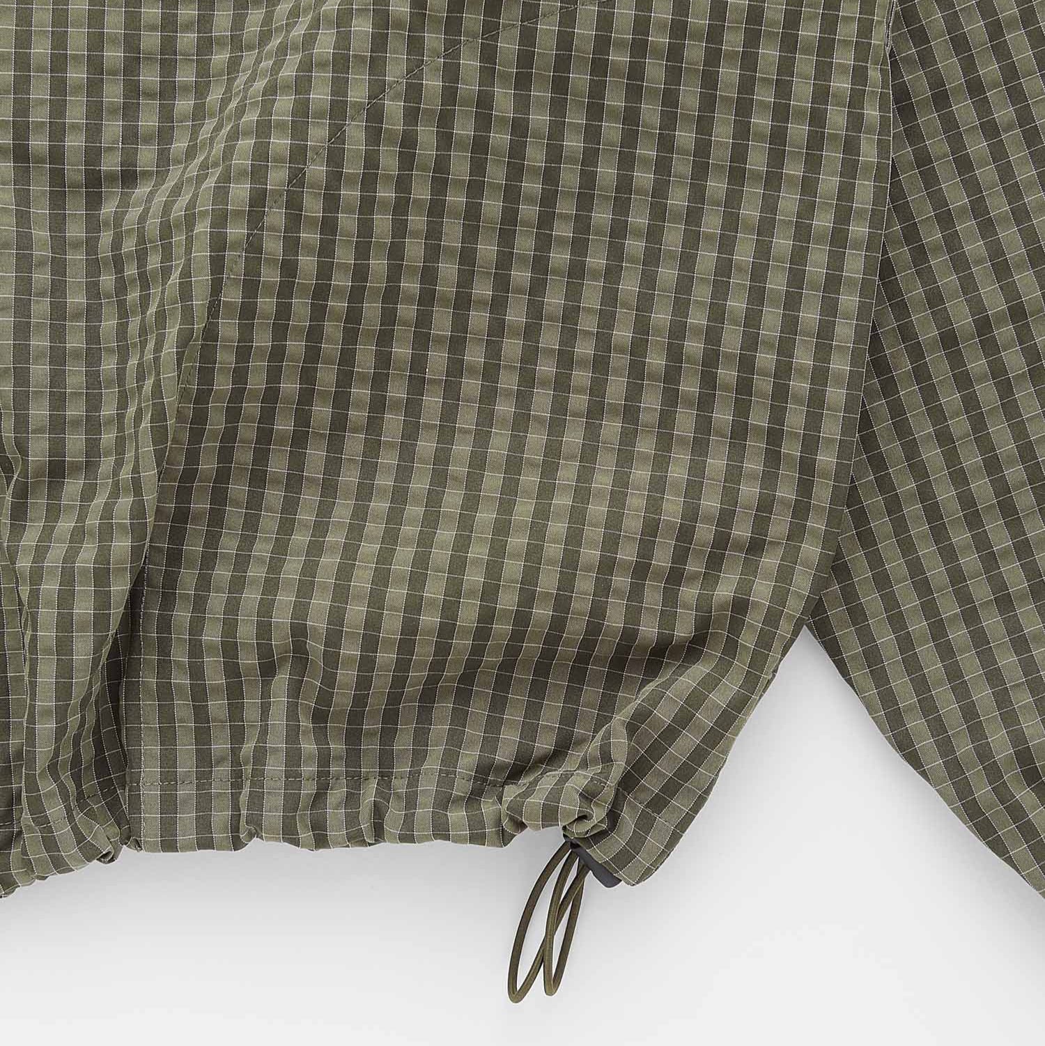 Gramicci Northside Plaid Hooded Jacket - Olive